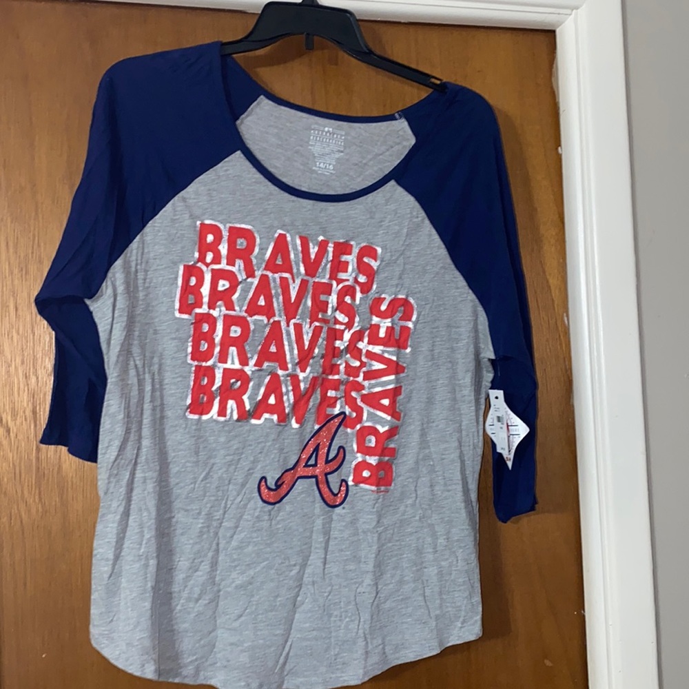 Atlanta Braves quarter sleeve tee